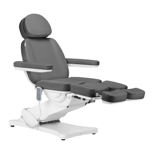 Electric cosmetic chair SILLON CLASSIC 3 motors with pedi cradle gray (148293)