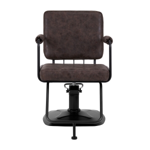 Gabbiano hairdressing chair Katania Loft Old Leather dark brown (147875)