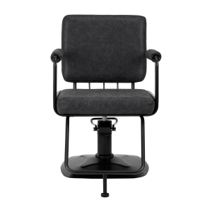 Gabbiano Katania Loft Old Leather hairdressing chair black (147876)