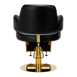 Hairdressing chair Gabbiano Linz NQ Gold Black (148063)