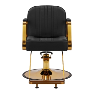 Gabbiano Acri hairdressing chair gold – black (147319)