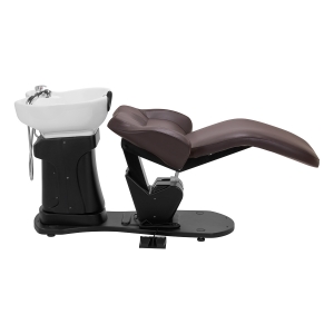 Gabbiano electric hairdressing wash unit TRYCHO brown (148179)