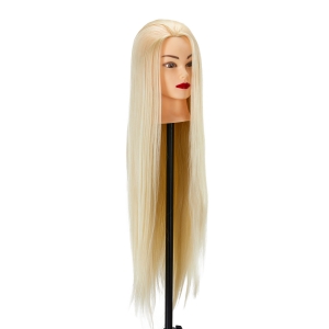 Gabbiano WZ2 hairdressing training head, synthetic hair, color 613#, length 24" (148404)