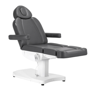 Electric cosmetic chair Azzurro 803D 3-motors grey  (148392)