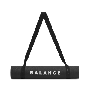 YOGA MAT BALANCE PVC BLACK (149577)