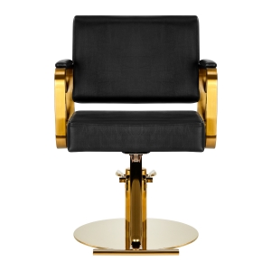 Gabbiano hairdressing chair Genua gold black (148036)