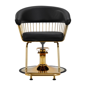 Hair System hairdressing chair Lile gold black (147955)