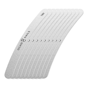 Ocho Nails banana file 100/180 10 pcs. (150146)