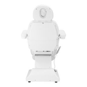 Electric cosmetic chair SILLON Luxury 3 motors white (150222)