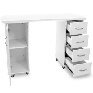 Desk 2027 white two cabinets  (149511)
