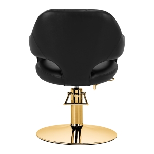 Hairdressing chair Gabbiano Parma Gold Black (137381)