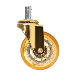 Roll Speed gold press-on stool wheel set of 5 pieces (150182)