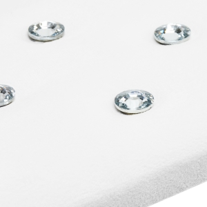 Momo Diamond manicure support stand Velour white (151057)