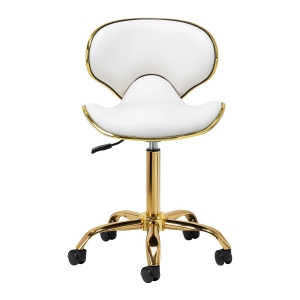 Gabbiano cosmetic stool Q-4599G White (150180)