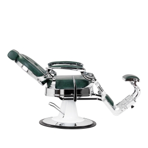 Barber chair Gabbiano President green Chrom (153446)