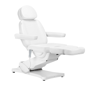 Electric cosmetic chair SILLON CLASSIC 3 motors with heating second edition white (152218)