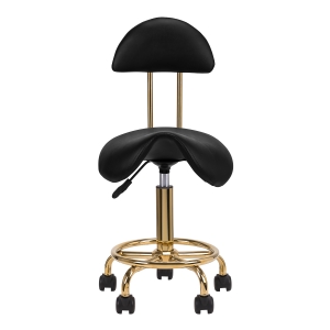Cosmetic stool 6001-G gold black (154522)