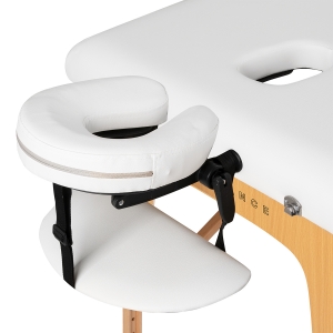 BALANCE wooden folding massage table 2 segment white (155272)