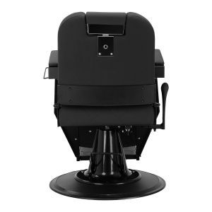 Gabbiano barber chair Bruno with black frame Black  (153407)