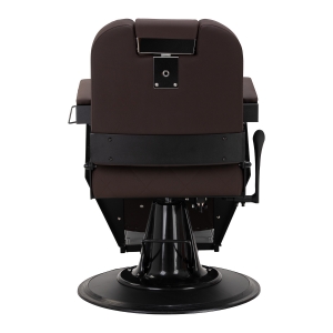 Gabbiano barber chair Bruno with black frame Brown  (153408)