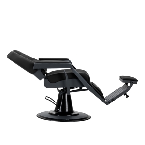 Gabbiano barber chair Bruno with graphite frame Black (153410)