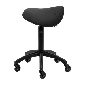 Gabbiano hairdressing stool D032 black (154215)
