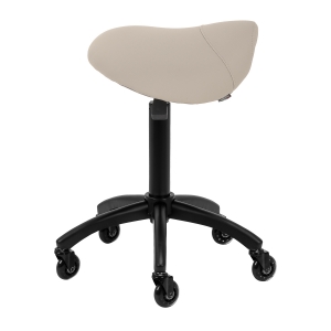 Gabbiano hairdressing stool D032 grey-beige (154217)
