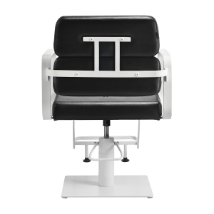 Gabbiano hairdressing chair Porto white black (154141)