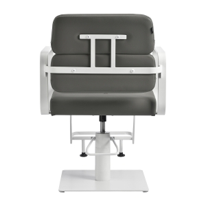 Gabbiano hairdressing chair Porto white gray  (154142)