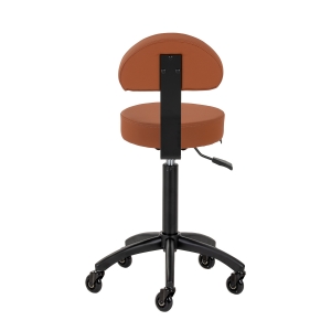 Gabbiano hairdressing stool D026 brown (154213)