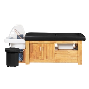 Gabbiano Head Spa Bali hair washing bed black (154391)