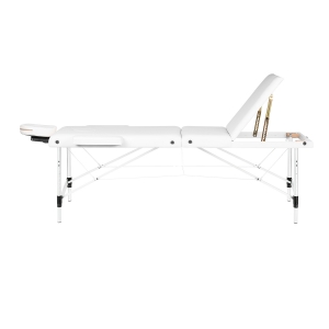BALANCE aluminium folding massage table 3 segment white (155274)