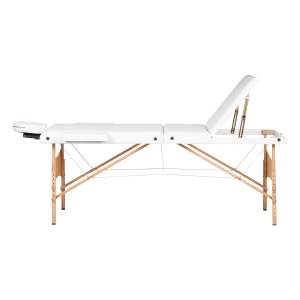 BALANCE wooden folding massage table 3 segment 190x70 white (155281)