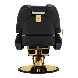 Hair System New York barber chair black gold (154472)