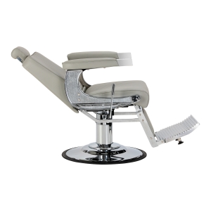 Gabbiano Visionerio barber chair grey chrome frame (155246)