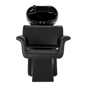 Hairdressing wash unit Gabbiano Lucca black  (154155)