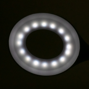 Ring led lamp snake on the desk white (127631)