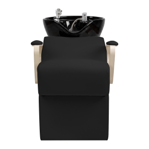 Hairdressing wash unit Omega Marina black (154528)