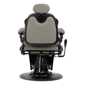 Barber chair Gabbiano Francesco grey with a black base (155769)