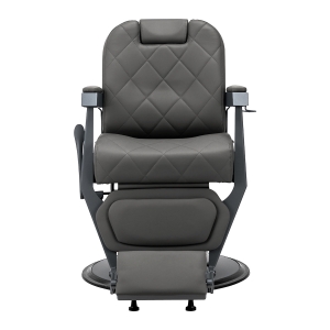 Gabbiano barber chair Bruno graphite with a grey base (155762)