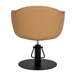 Hairdressing chair Gabbiano Copenhagen caramel (154390)