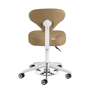 Cosmetic stool Azzurro 156-F bump-up beige (light coffee) (155914)
