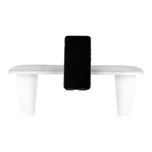 MOMO Croissant manicure rest with mobile phone holder grey (155805)