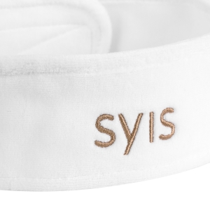 Beauty headband SYIS velour white (155879)
