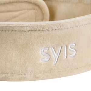 Beauty headband SYIS velour beige (155880)