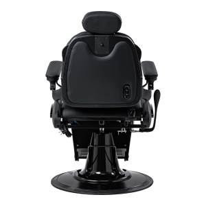 Barber chair with massage function Gabbiano Francesco black with a black base (155874)