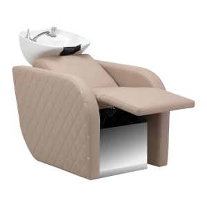 Electric hairdressing wash unit with massage function Gabbiano Ines beige (155872)