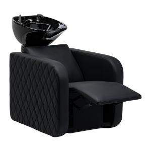 Electric hairdressing wash unit with massage function Gabbiano Sylvia Plus black (155835)