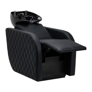 Electric hairdressing wash unit with massage function Gabbiano Ines black (155871)