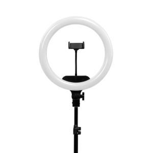 Lamp Ring Light 13"" 36W LED with stand black (131446)